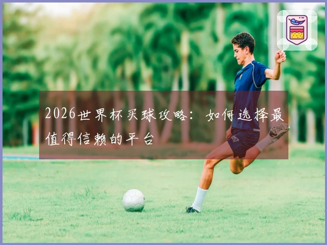 2026世界杯买球攻略：如何选择最值得信赖的平台