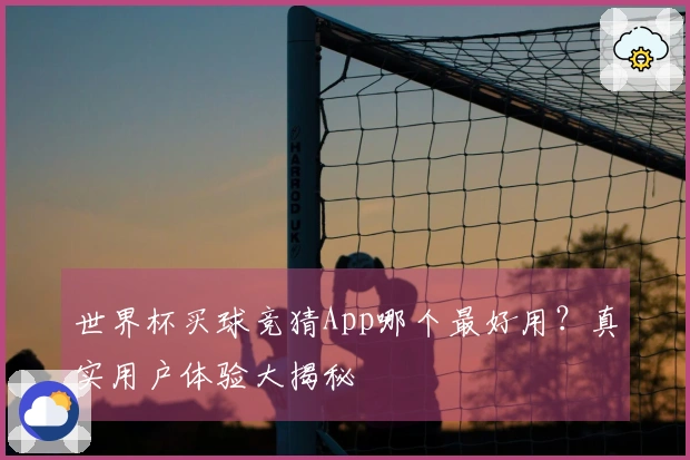 世界杯买球竞猜App哪个最好用？真实用户体验大揭秘
